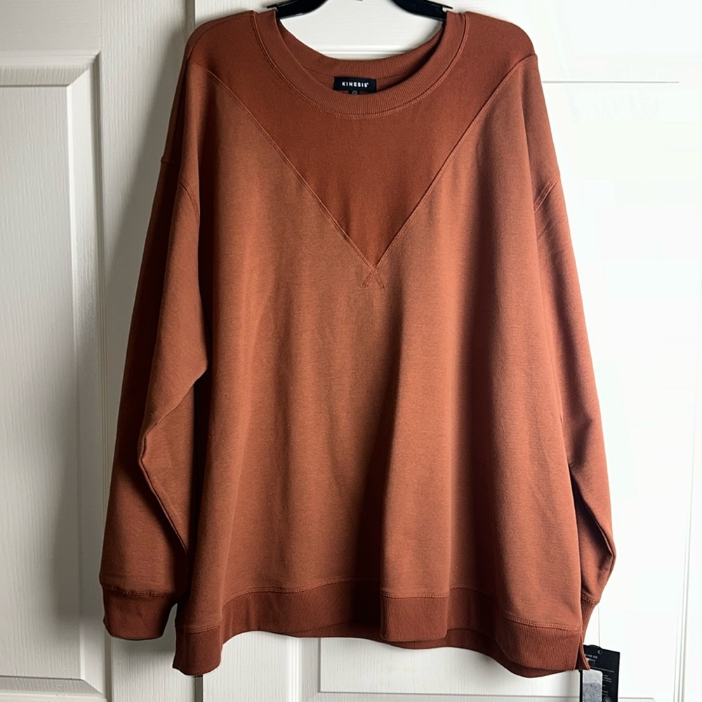 Kinesis Plus Size Rustic/Brown Sweater